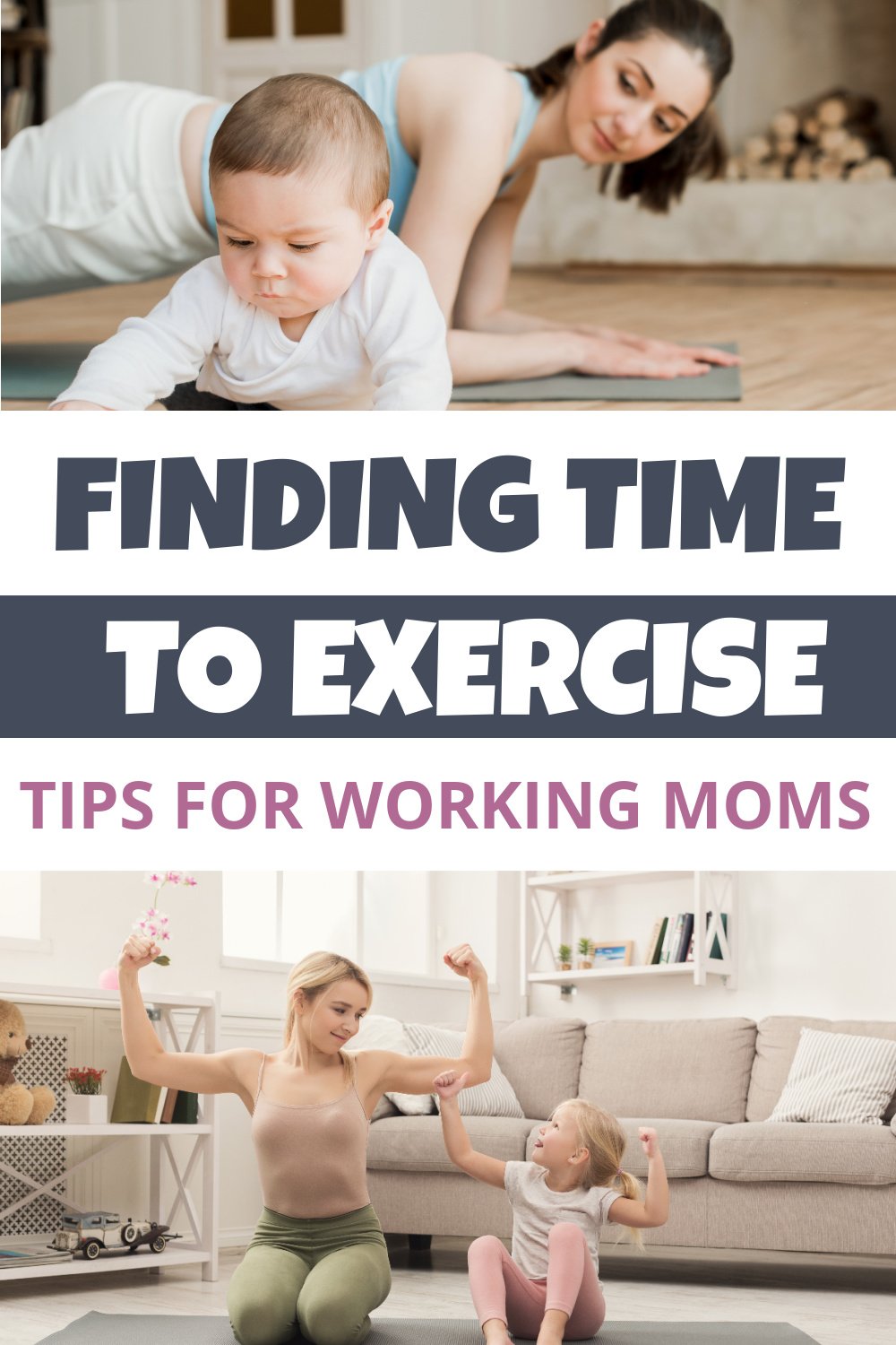How to find time to workout as a working mom