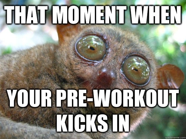 When pre workout kicks in