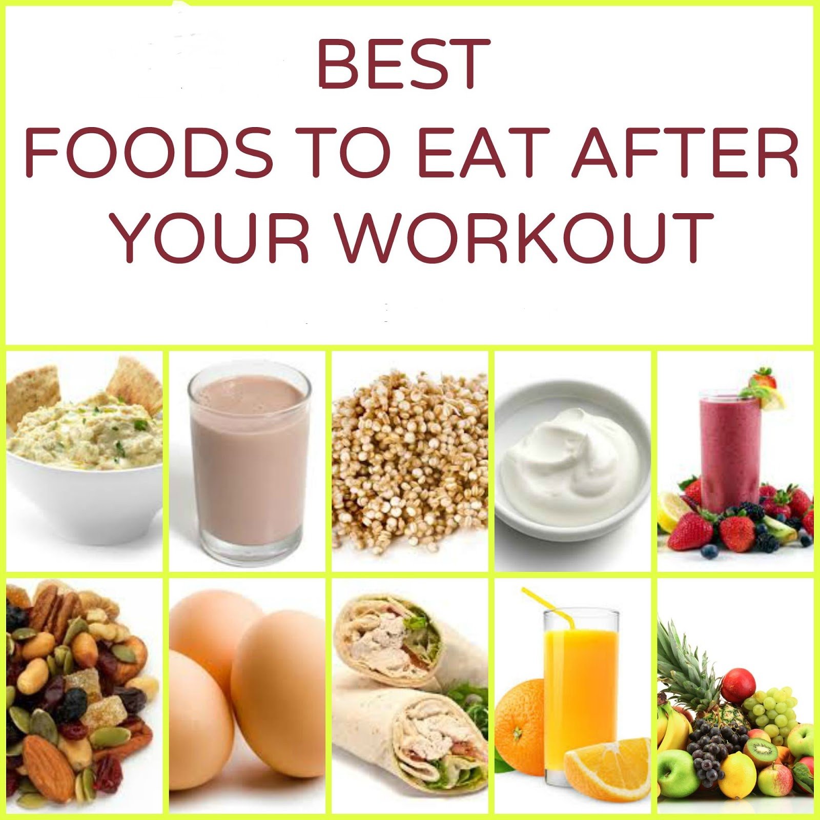 What food to eat after a workout to build muscle